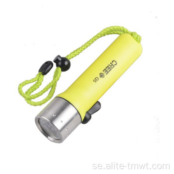 Under Water SCUBA Professional Diving LED -ficklampor Torch
